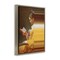 Stupell Industries Vintage Lady Reading with Gradient Streaks Floating Frame, design by Seven Trees Design